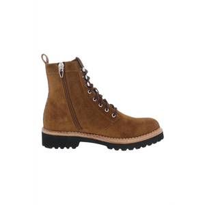 NEW DOLCE VITA women's avena suede combat boots in dark brown